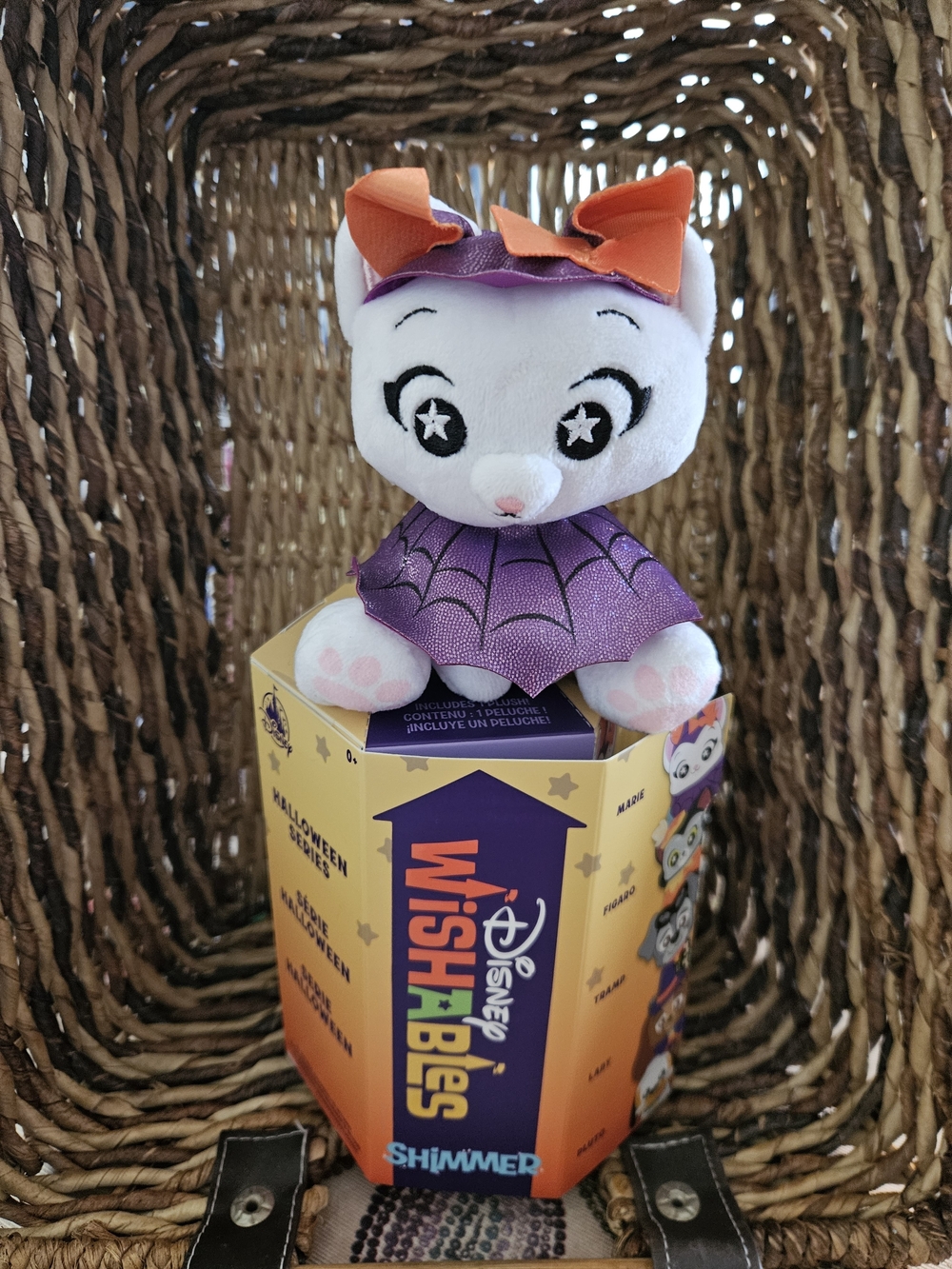 NWT Disney Wishables Shimmer Plush Halloween Series 2026 MARIE